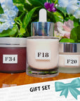 PERFECT FOR EXFOLIATE & GLOW - ROSE 3-STEP INSTANT REJUVENATION HOLIDAY GIFT PACK