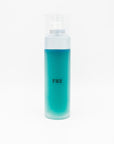 Teal bottle with white cap and 'F82' label on a white background