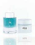 F8 Formula Flawless skincare product with a white container on a white background
