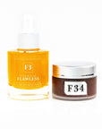 Two skincare products with 'Formula Flawless' branding on a white background
