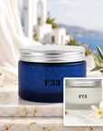 F33 Indigo Renewal Body Polish with F73 Vanilla Noir Body Cream