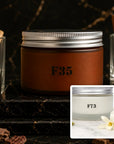F35 Sandalwood Renewal Polish with F73 Vanilla Noir Body Cream