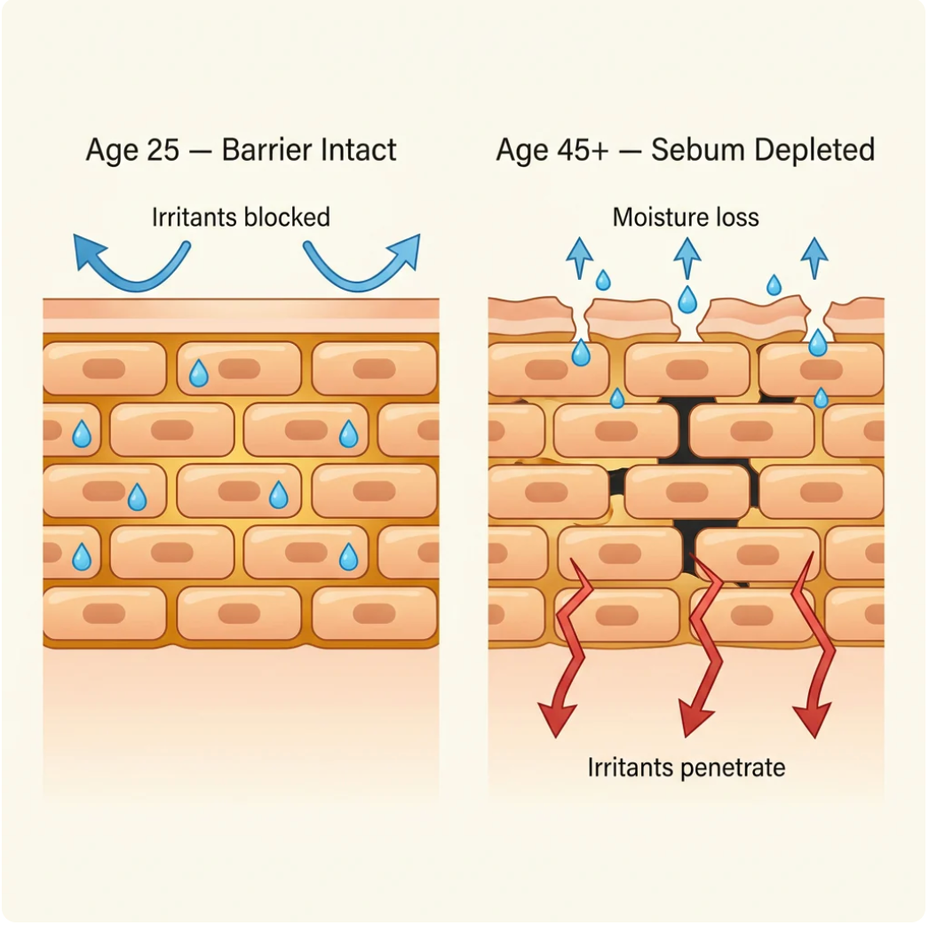 diagram of the skin's layers