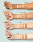 Suntegrity 5-in-1 Tinted all shades on skin