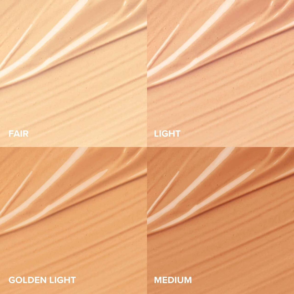 Suntegrity 5-in-1 Tinted shade swatches