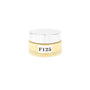 Jar with a white label displaying 'F125' on a white background