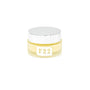 Jar of cream with 'F22' label on a white background