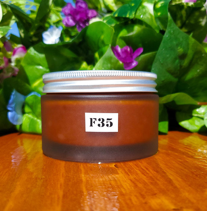 F35 SANDALWOOD FACE AND BODY SCRUB