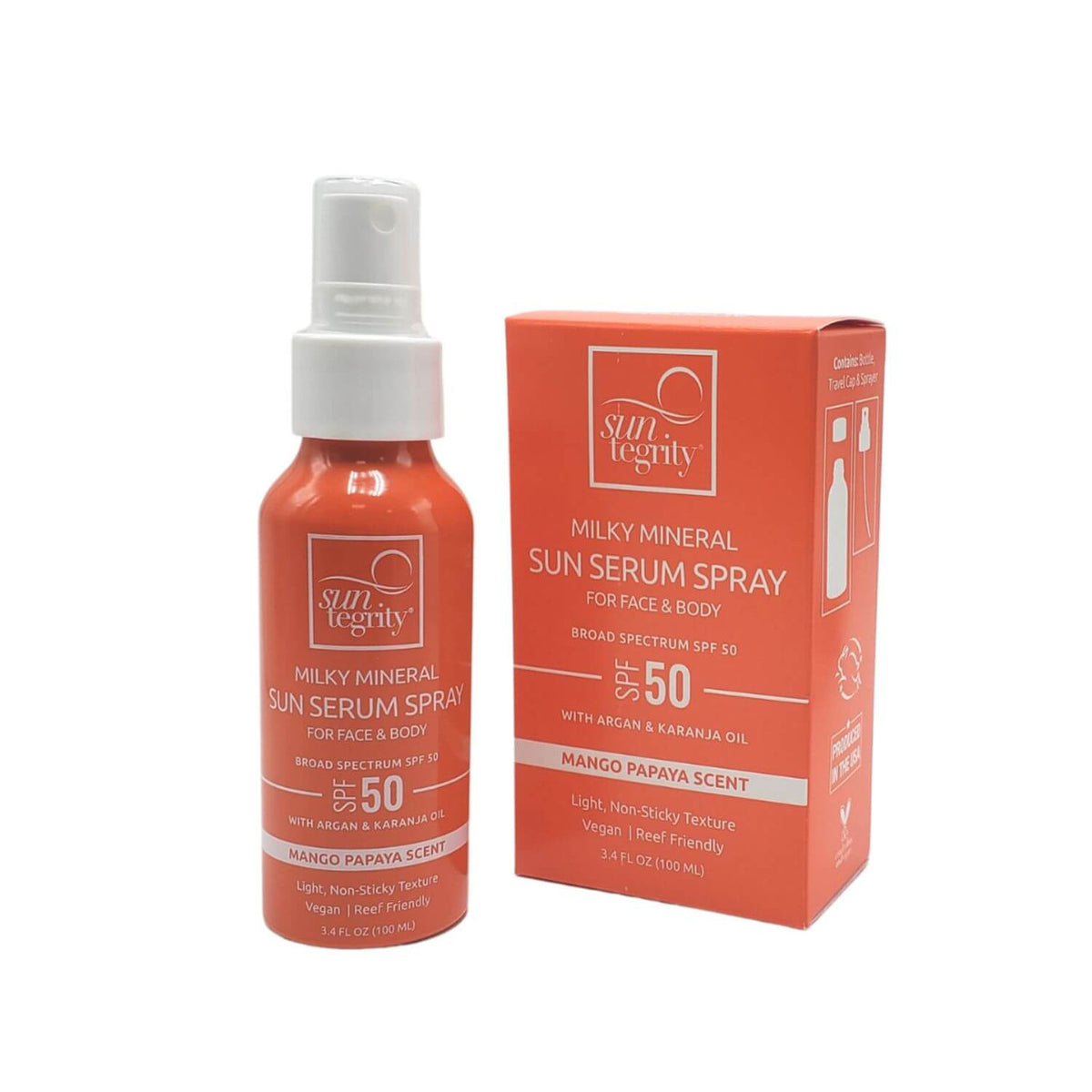 Suntegrity Milky Mineral Sun Serum Spray with box