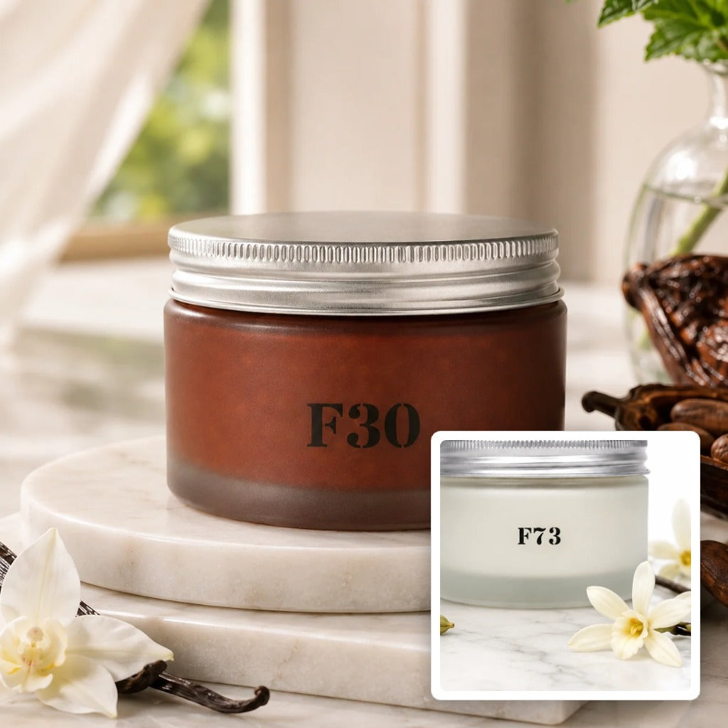 F30 Cacao Mint Body Polish with F73 Vanilla Noir Body Cream