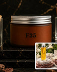 F35 Sandalwood Renewal Polish with F67 Calle Lily Glide Body Serum